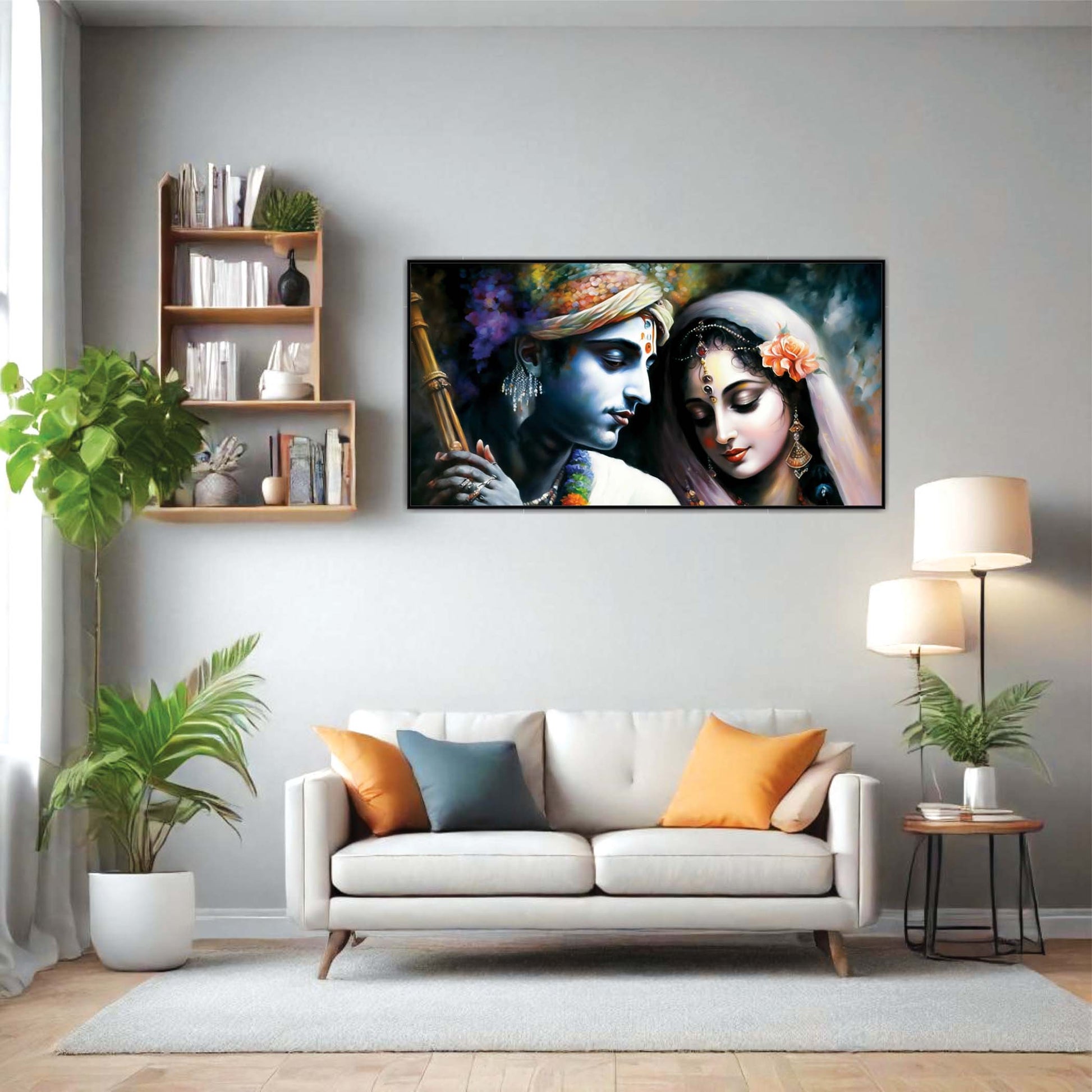 The Divine Gaze Canvas Wall Art.