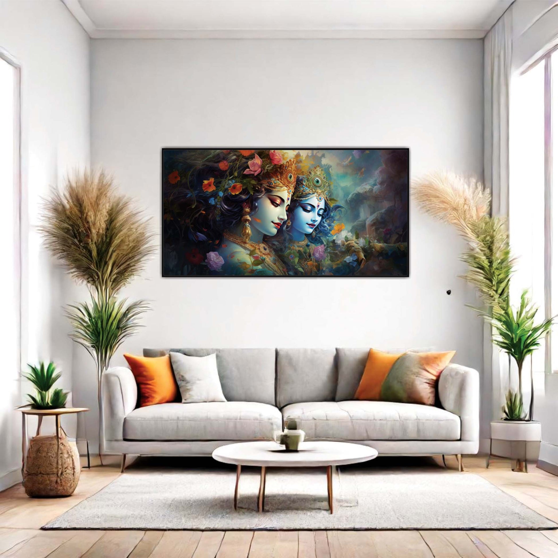 Radhe Shyam Canvas Wall Art.