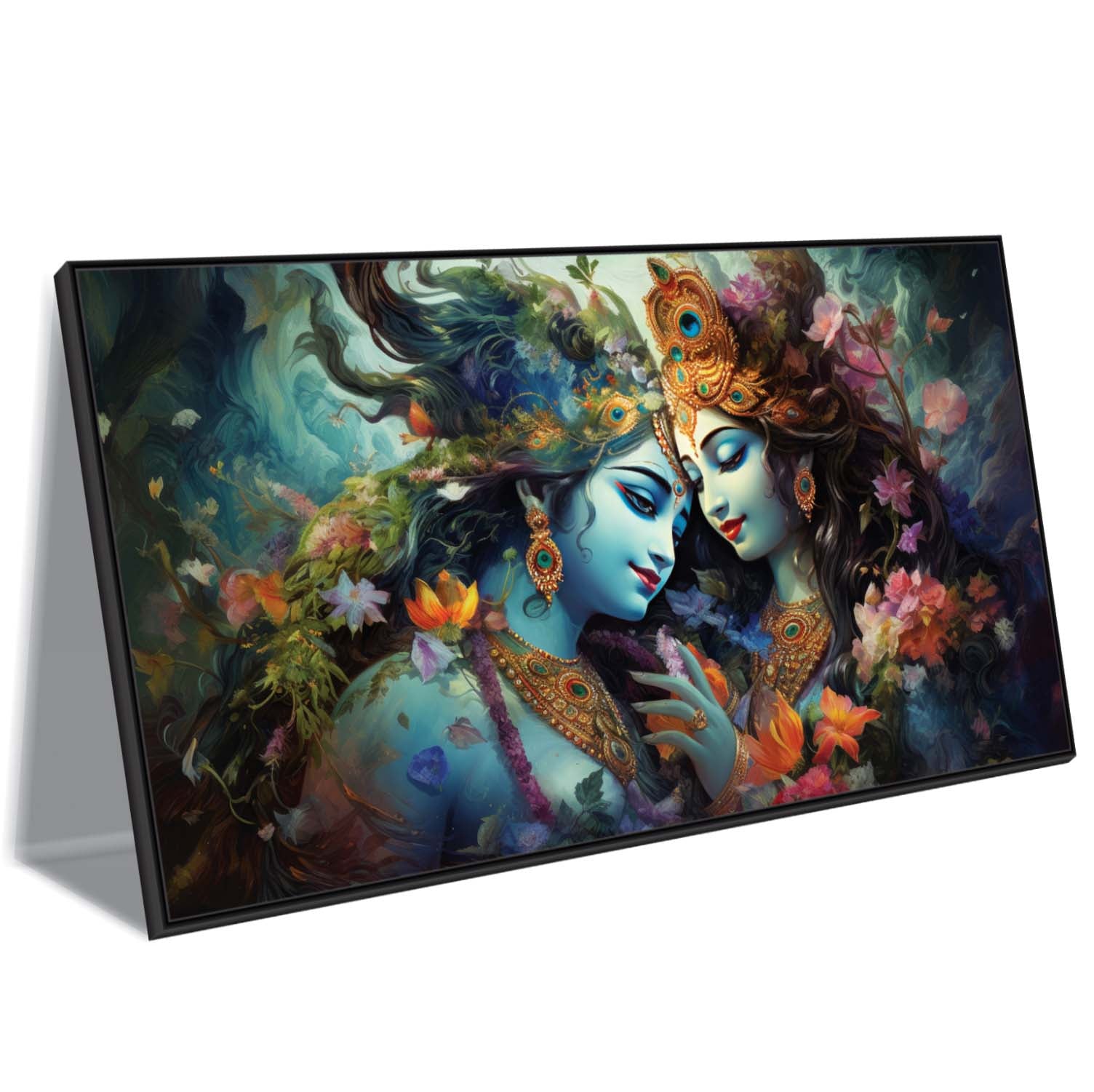 Radha Krishna Grace Canvas Wall Art.