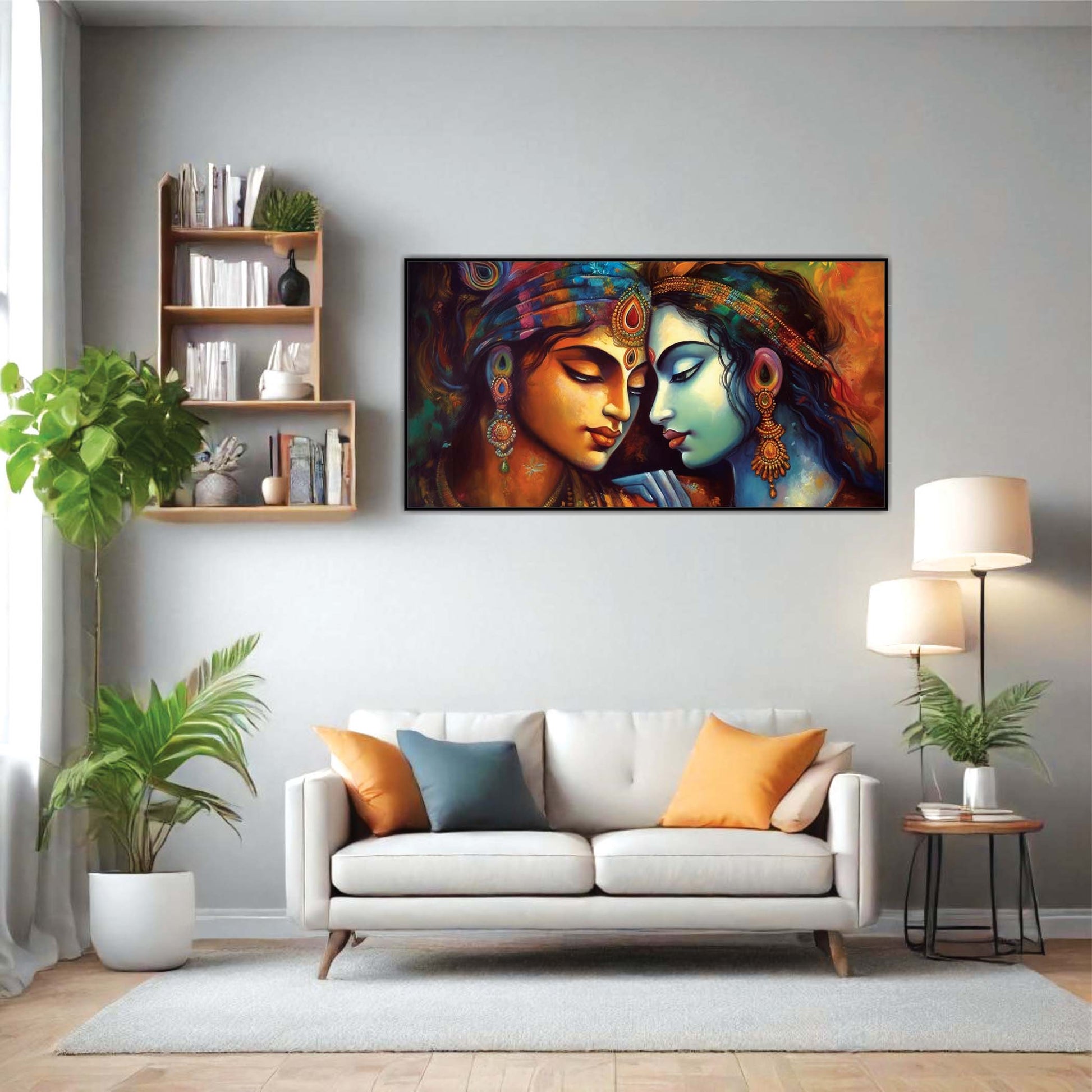 Soulful Gaze Canvas Wall Art.