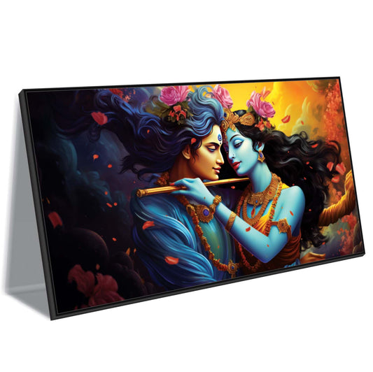 Flute of the Heart Canvas Wall Art.