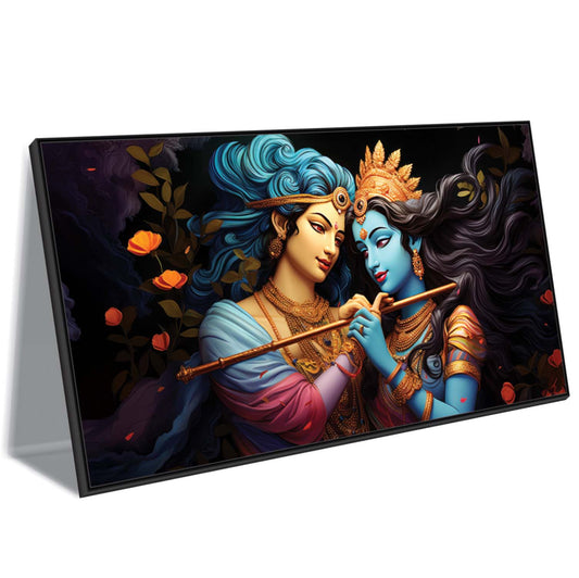 Flute of Eternity Canvas Wall Art.