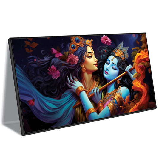 Whispers of Krishna's Flute Canvas Wall Art.
