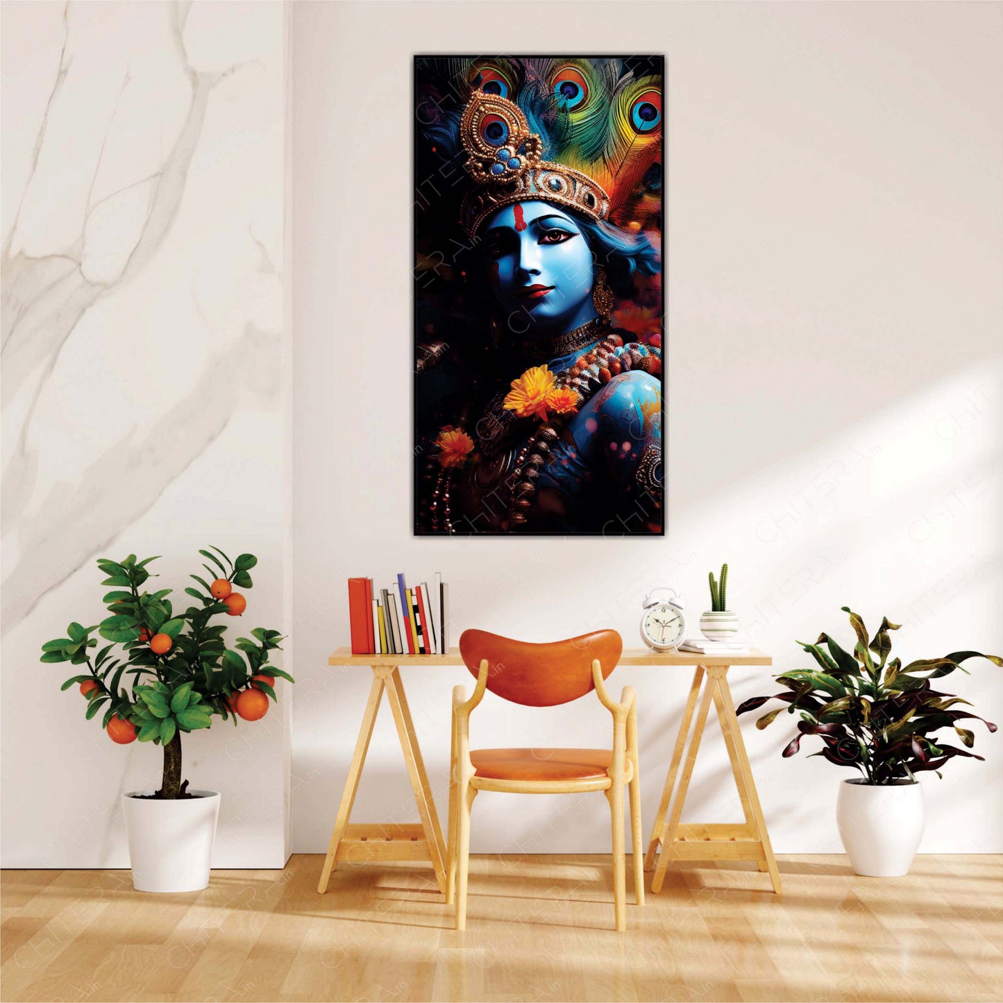 Krishna’s Grace Canvas Wall Art