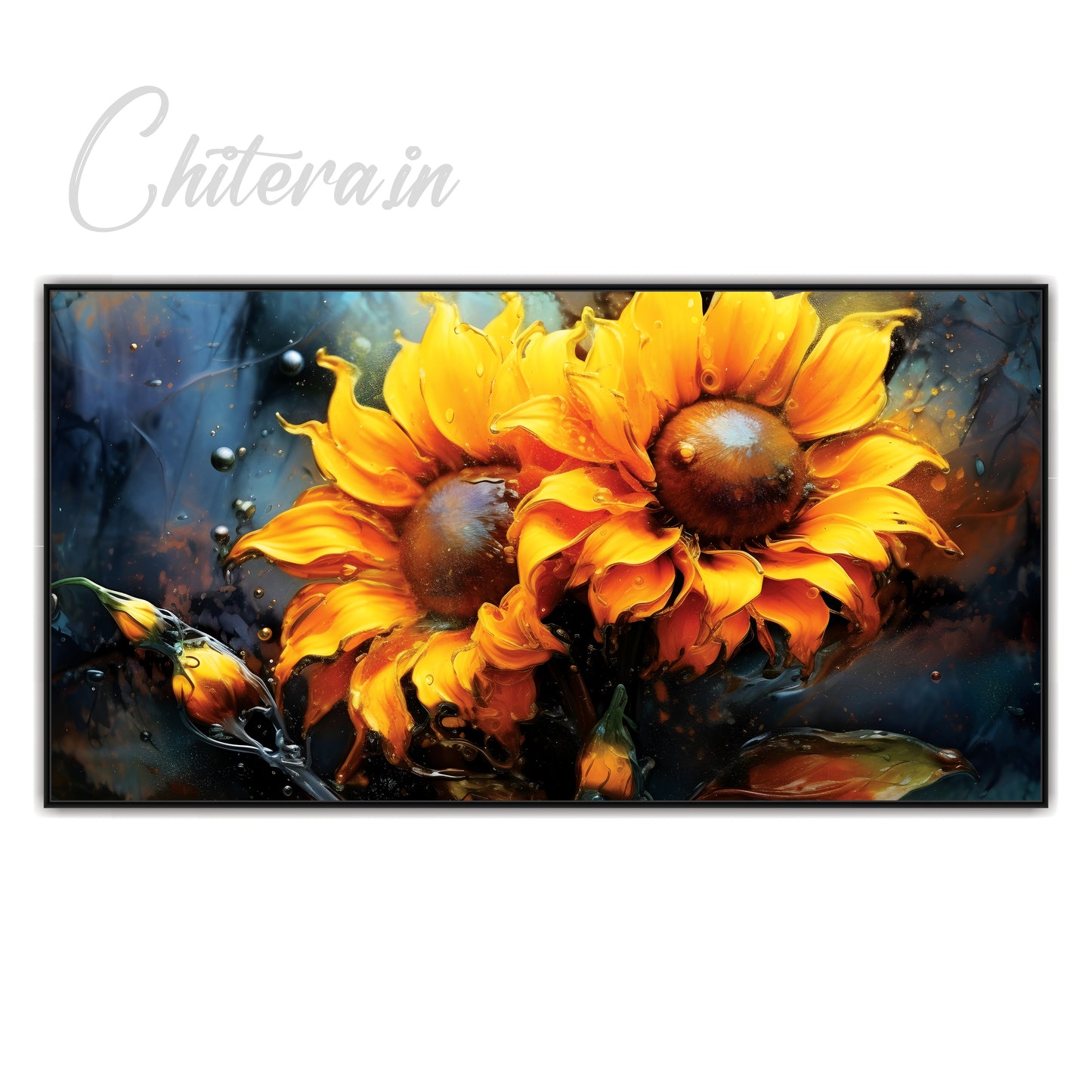 3D Flower art Canvas Print Wall Painting