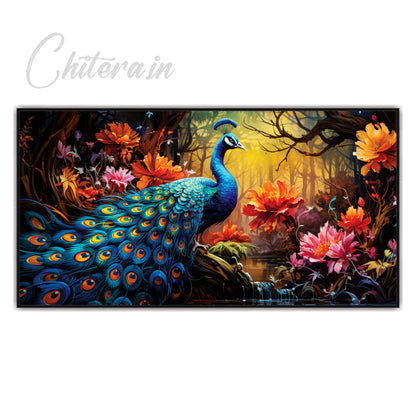 Peacock Canvas art Print Wall Painting