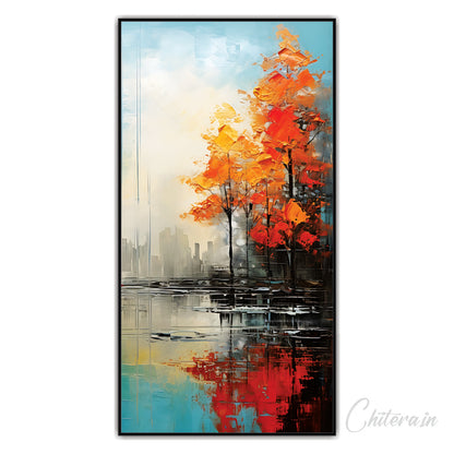 3D Tree Art Canvas Print Wall Painting