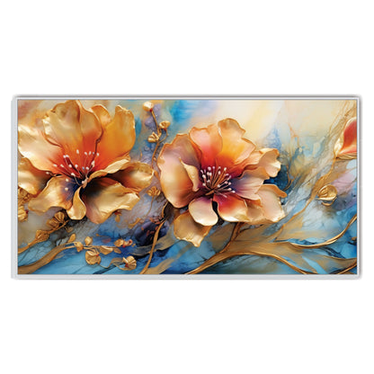 Abstract Flower Canvas Art