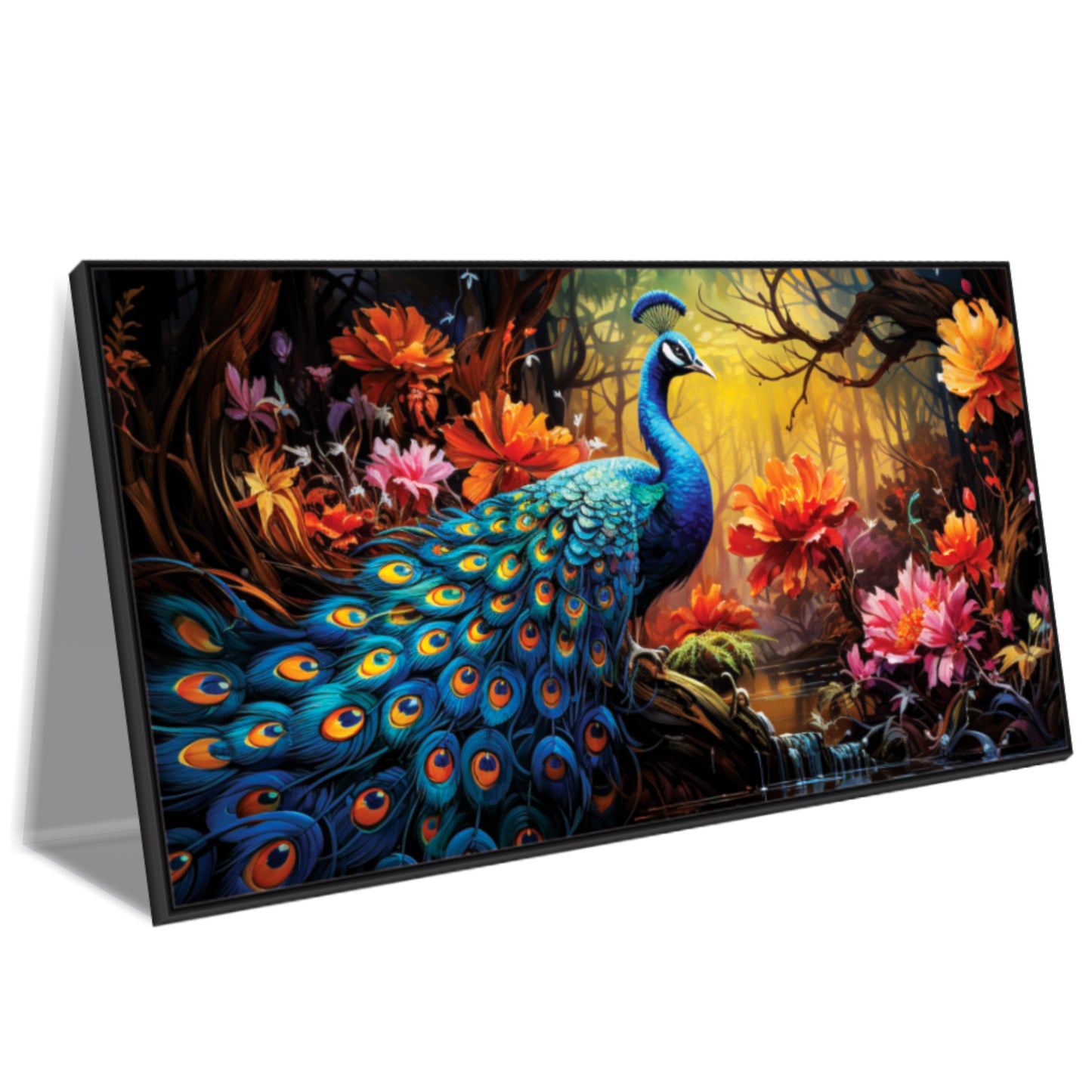 Peacock Canvas art Print Wall Painting