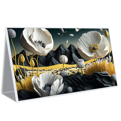 3D Flower Canvas Art Wall Painting