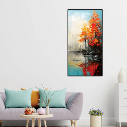 3D Tree Art Canvas Print Wall Painting