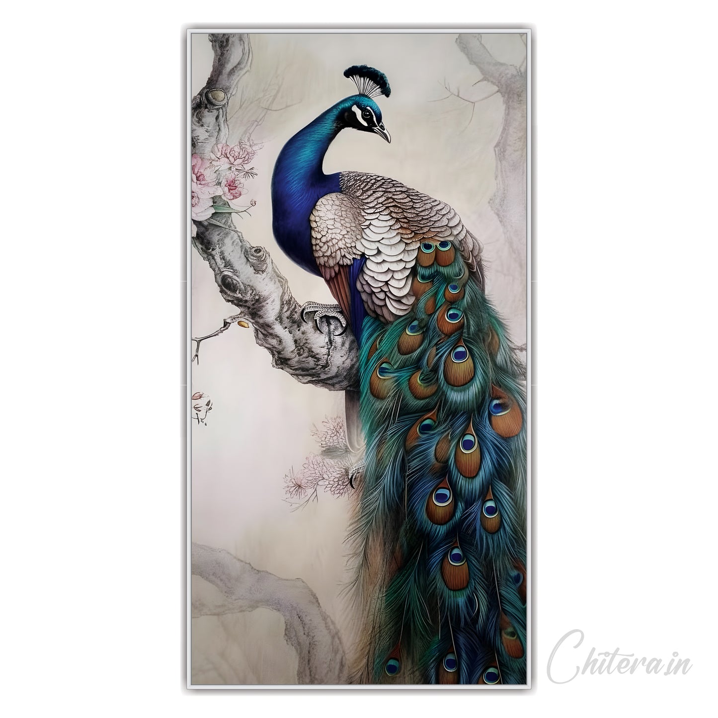 Peacock Canvas art Print Wall Painting