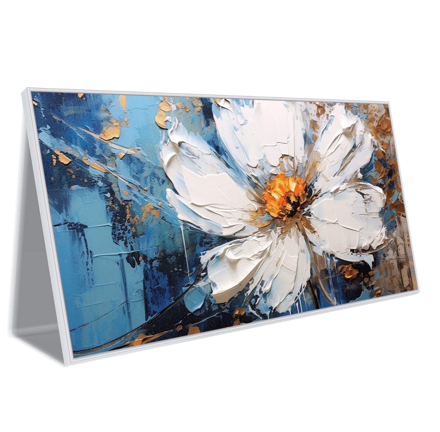 3D Flower Canvas Art Wall Painting