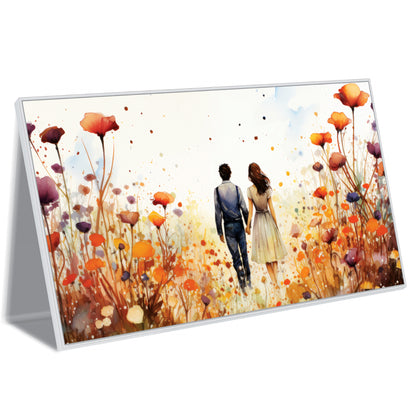 Couple Painting Art Canvas Print Wall Painting