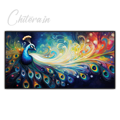 Peacock Canvas art Print Wall Painting