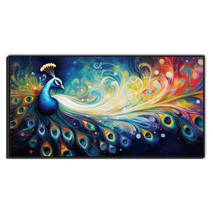 Peacock Canvas art Print Wall Painting