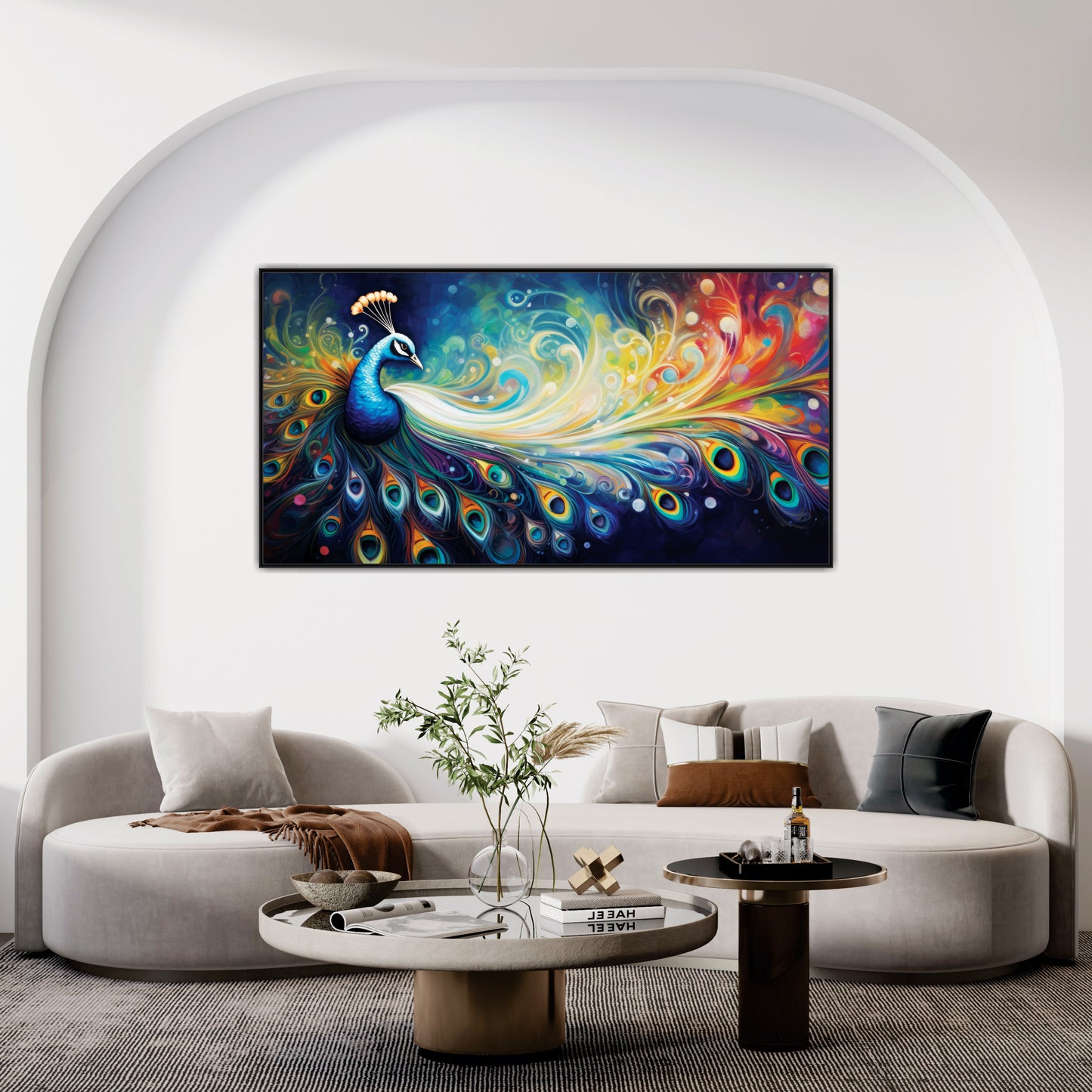 Peacock Canvas art Print Wall Painting