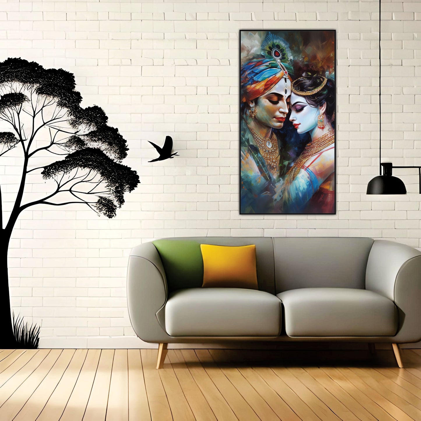 Radha Krishna Canvas Art Painting