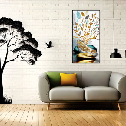 3D Leaves Art Canvas Print Wall Painting