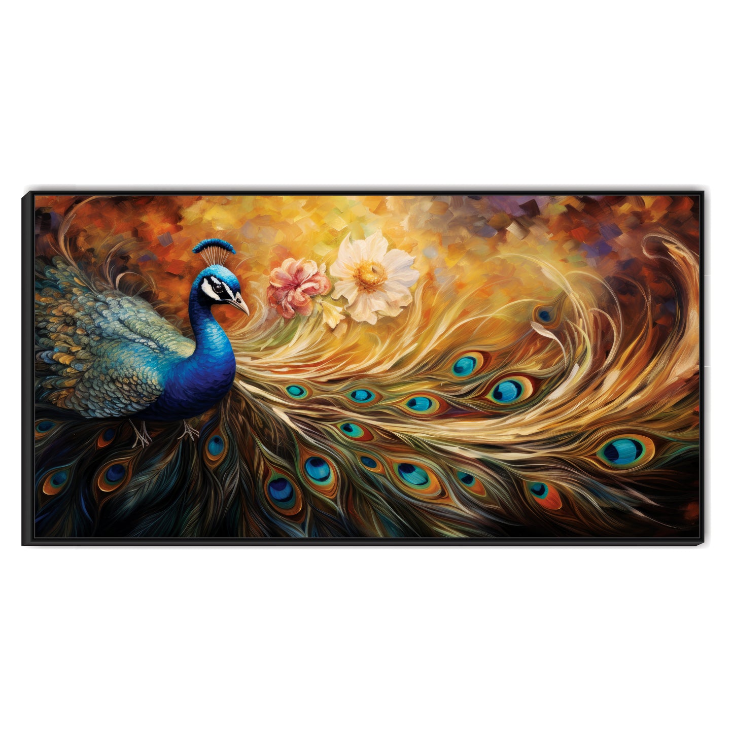 Peacock Canvas art Print Wall Painting