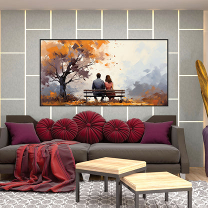 Brightly Colored Art Canvas Print Wall Painting