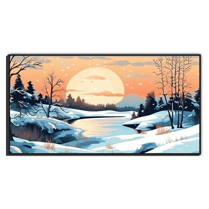 Snow and Sunset