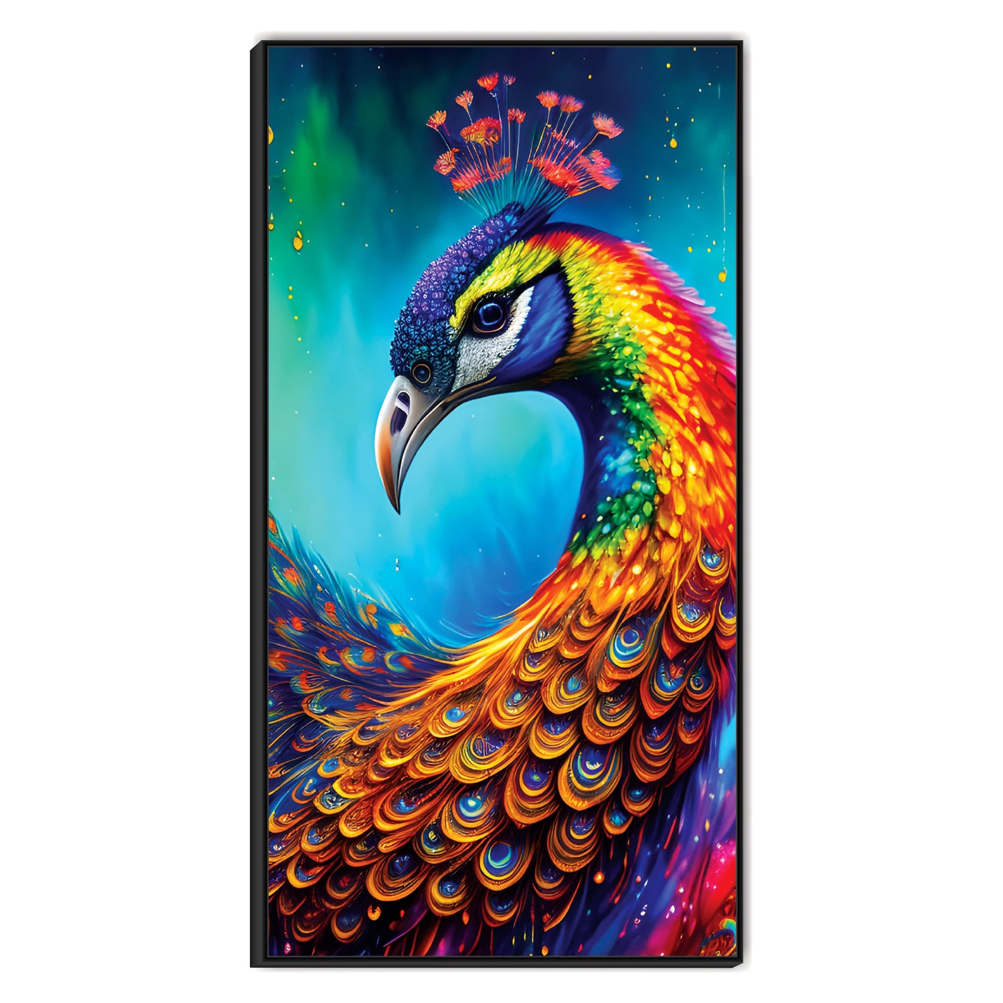 Peacock Canvas art Print Wall Painting