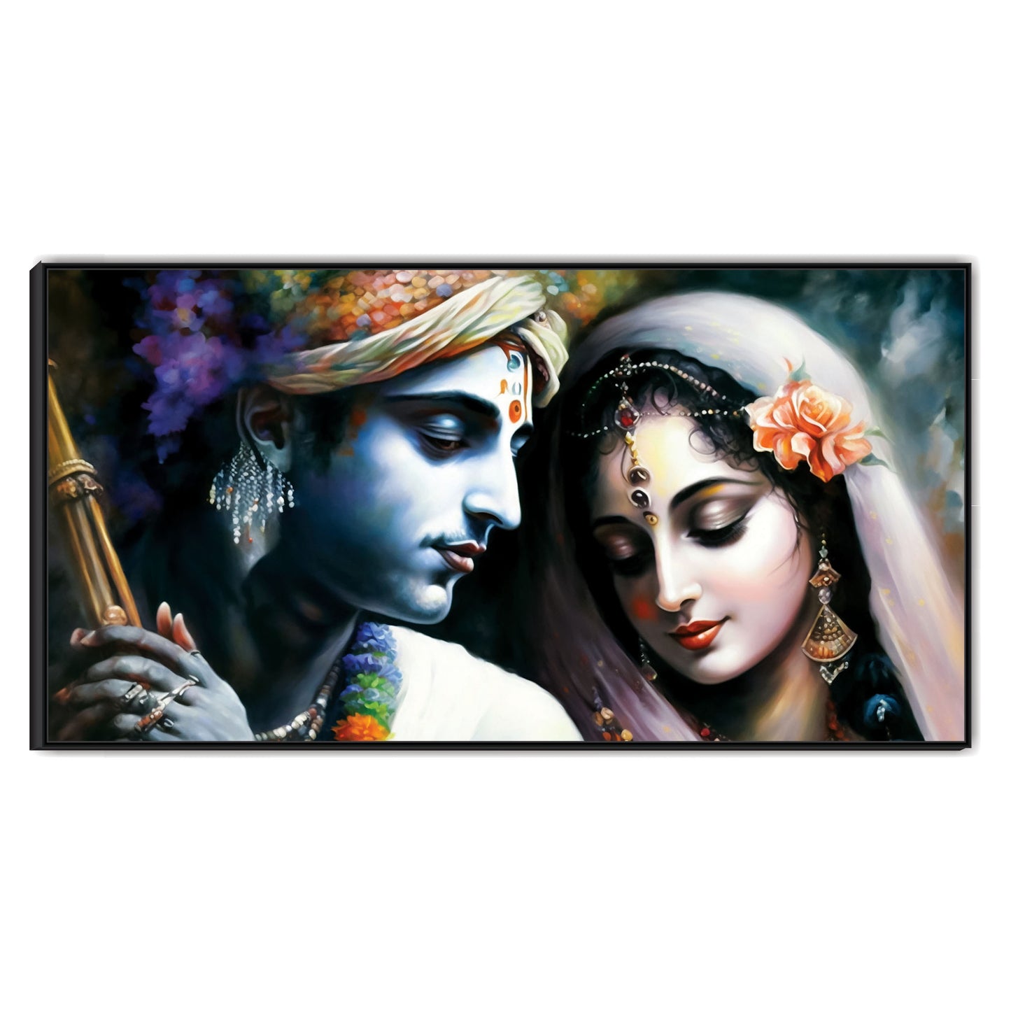 Radha Krishna Canvas art Wall Painting