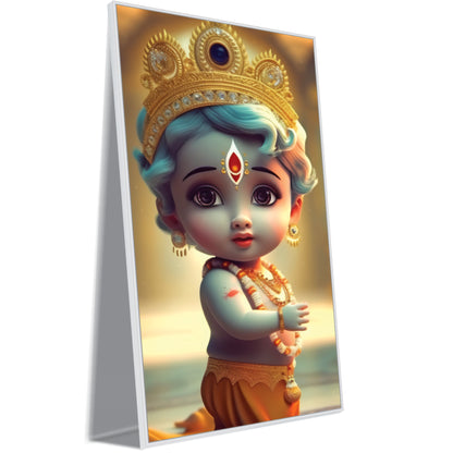 Little Krishna Beautiful Canvas Art Wall Painting