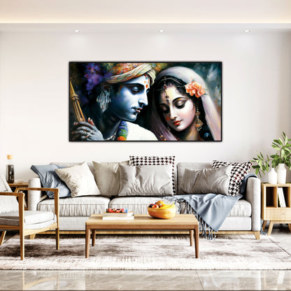 Radha Krishna Canvas art Wall Painting