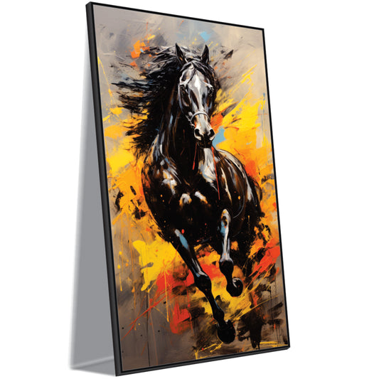 Beautiful running horse Canvas art Print Wall Painting