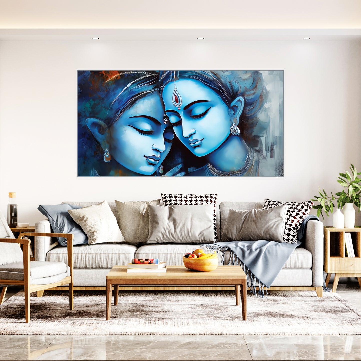 Radha Krishna beautiful Canvas Art