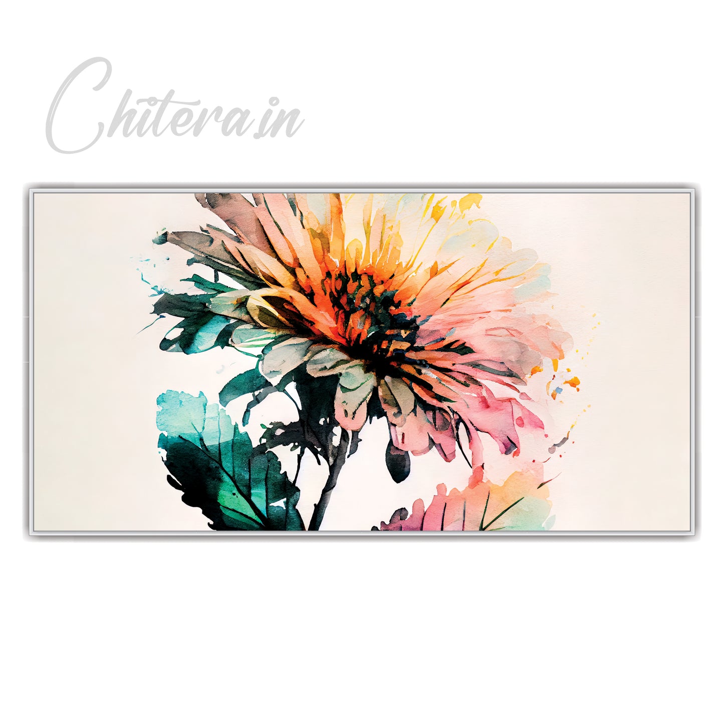 3D Flowers art Canvas Print Wall Painting