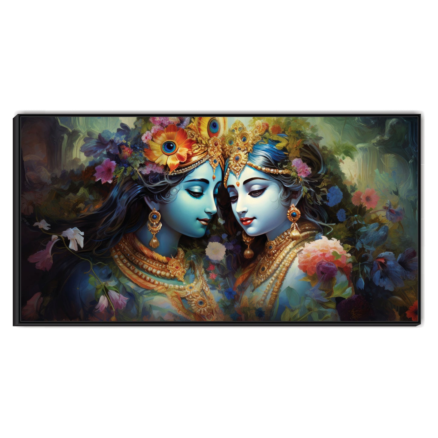 Radha Krishna beautiful Canvas Art