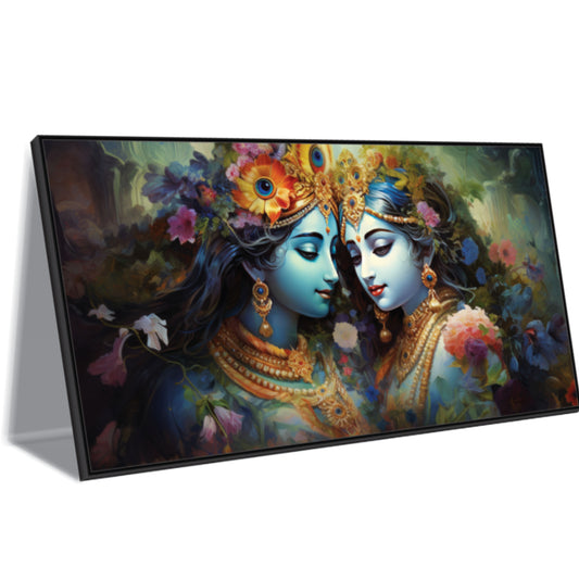 Radha Krishna beautiful Canvas Art