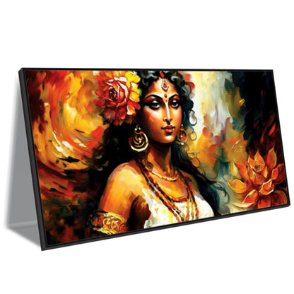 Radha beautiful Canvas Art