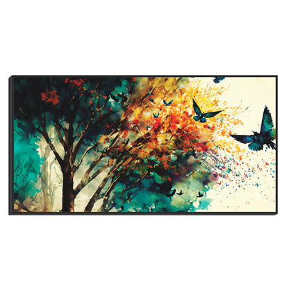 Forest with Birds Canvas Art Wall Painting