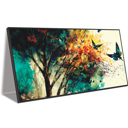 Forest with Birds Canvas Art Wall Painting